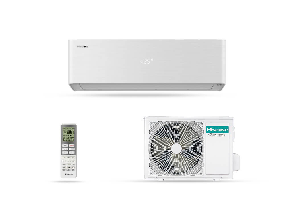 Hisense Energy Pro X 3,5 kW split klíma szett (fehér)