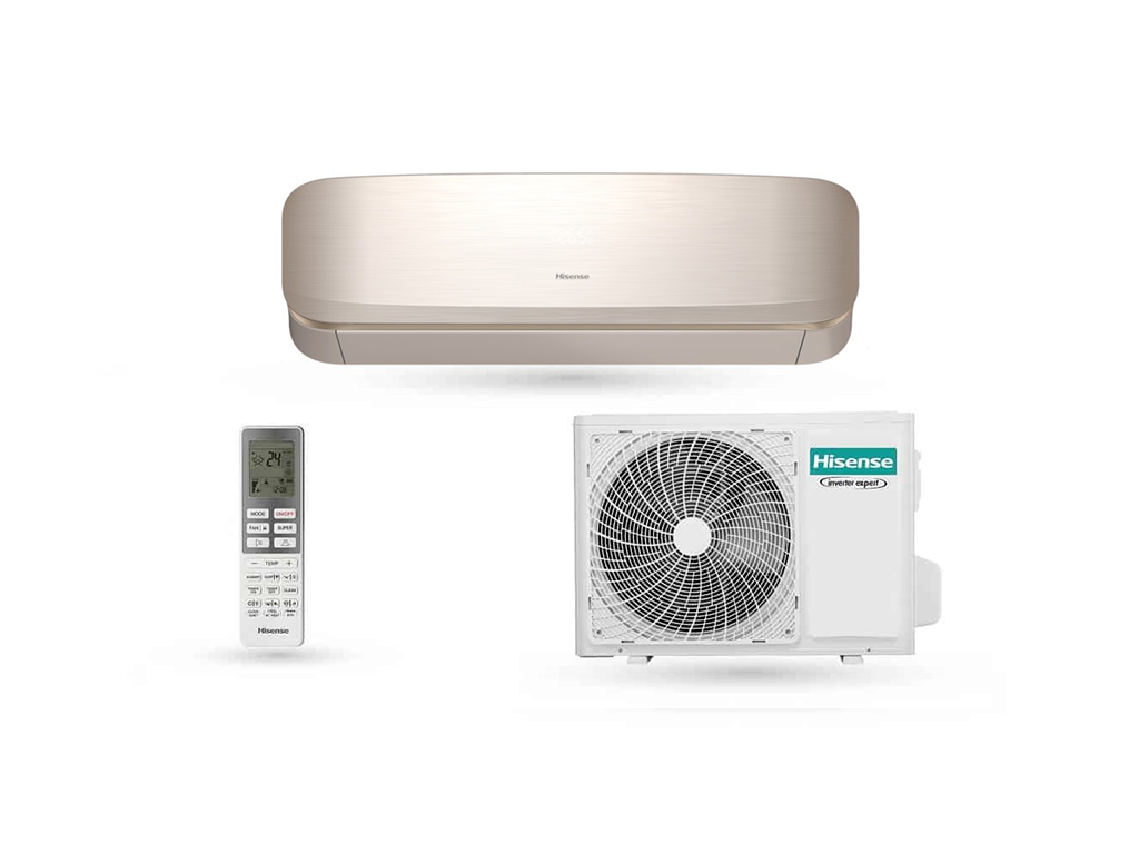 Hisense Fresh Air 3,5 kW split klíma szett (arany)