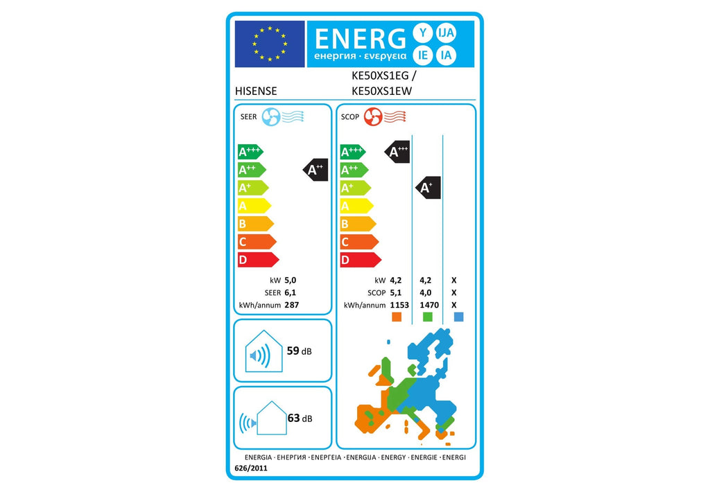 Hisense Ultra Comfort 2,6 kW split klíma szett (fehér)