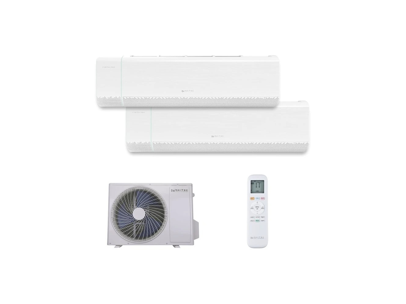 Naitec - Multi split 5 kW + 2x Stellair 3,5 kW